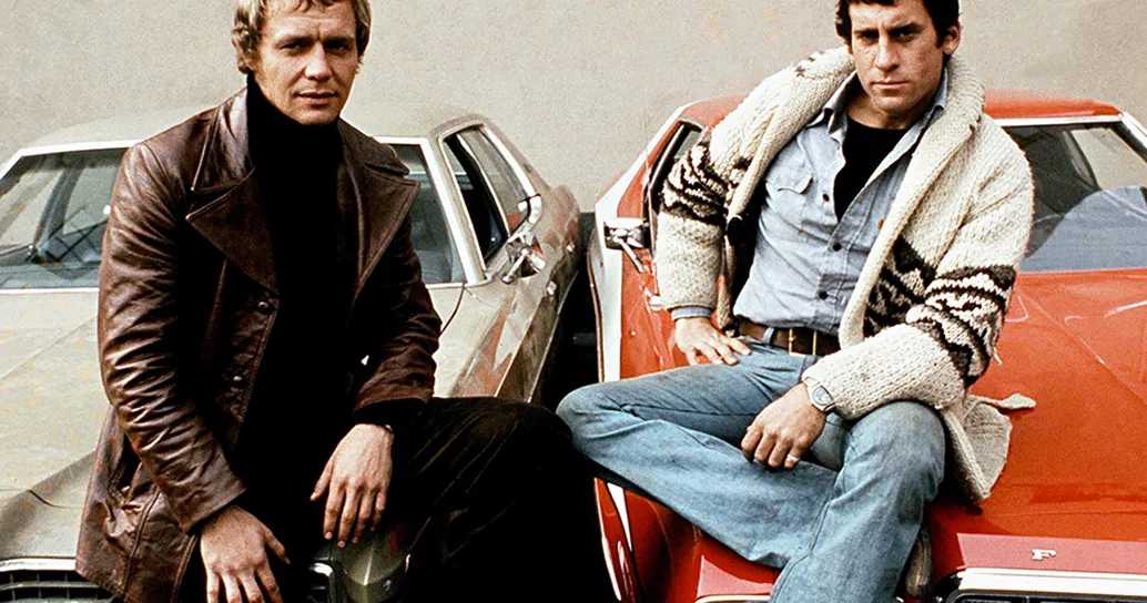 Starsky & Hutch: due amici. Così Paul spinge David (sulla sedia a rotelle)