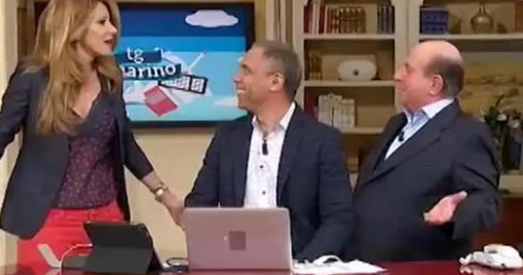 Adriana Volpe ricorda a Magalli i suoi 70 anni. E lui la prende malissimo