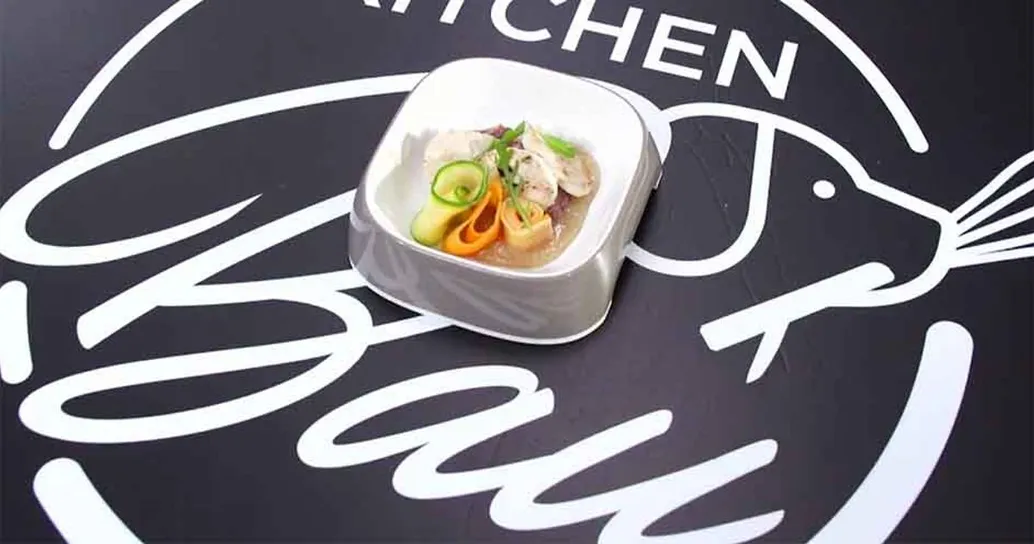Pollo su amaranto con crema di frattaglie e verdure – Kitchen Bau & Miao