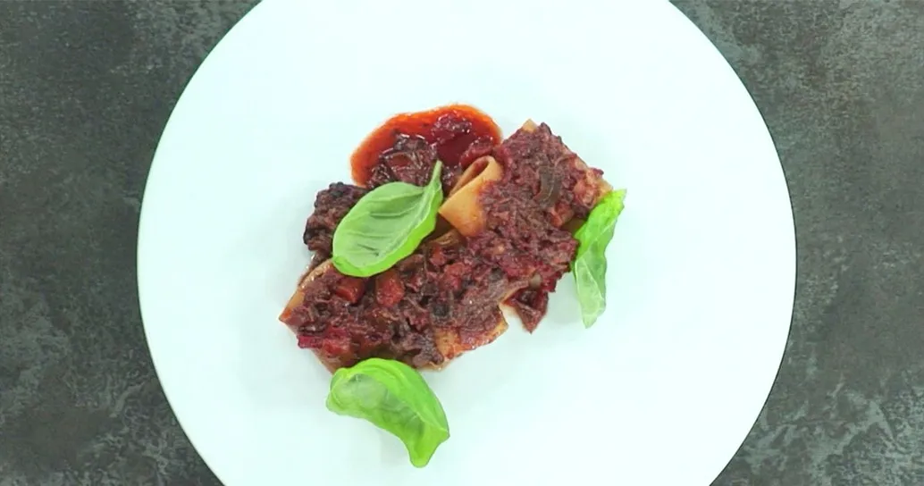 Paccheri al sugo di stracotto – Alessandro Borghese Kitchen Sound Choice