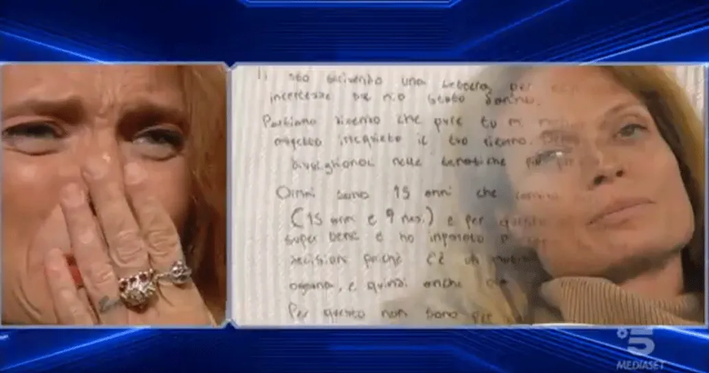 Grande Fratello Vip: la lettera del figlio di Jane Alexander è commovente