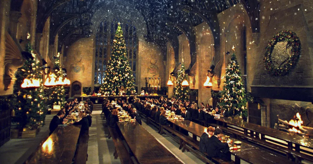 Nella Sala Grande di Hogwarts si farà un vero cenone di Natale e di San Valentino