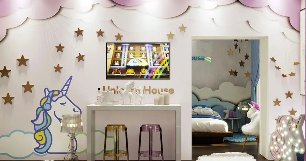 A Milano si può dormire in una casa a tema unicorni