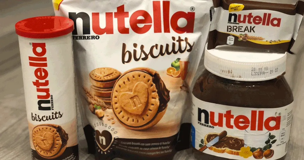La Ferrero lancia i suoi biscotti farciti alla Nutella