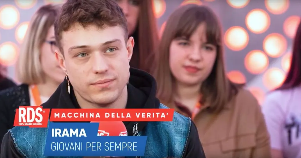 Irama risponde alla Macchina della Verità di RDS