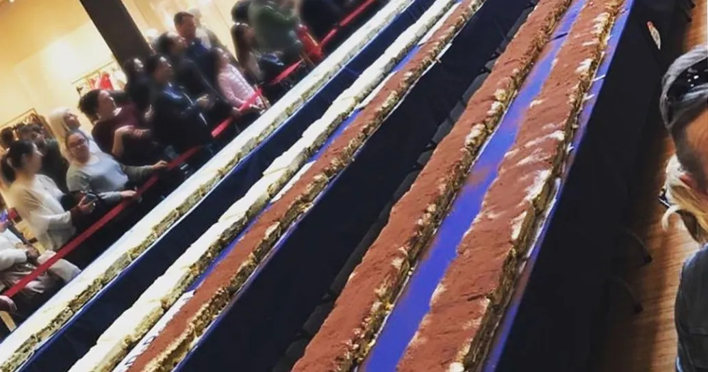Nella giornata del Tiramisù Day da Milano arriva il tiramisù più lungo del mondo