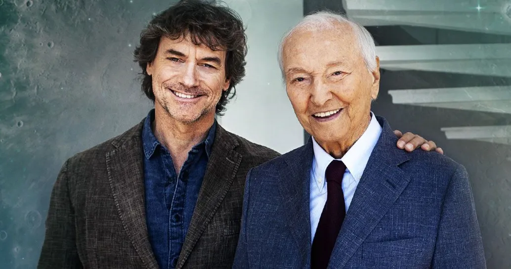 Piero Angela si complimenta con il figlio Alberto per gli ascolti di Ulisse: “È stato bravo”