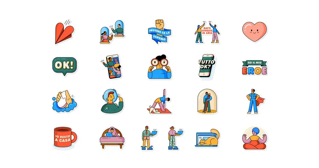 WhatsApp lancia un nuovo pacchetto di sticker dedicati all’emergenza Coronavirus