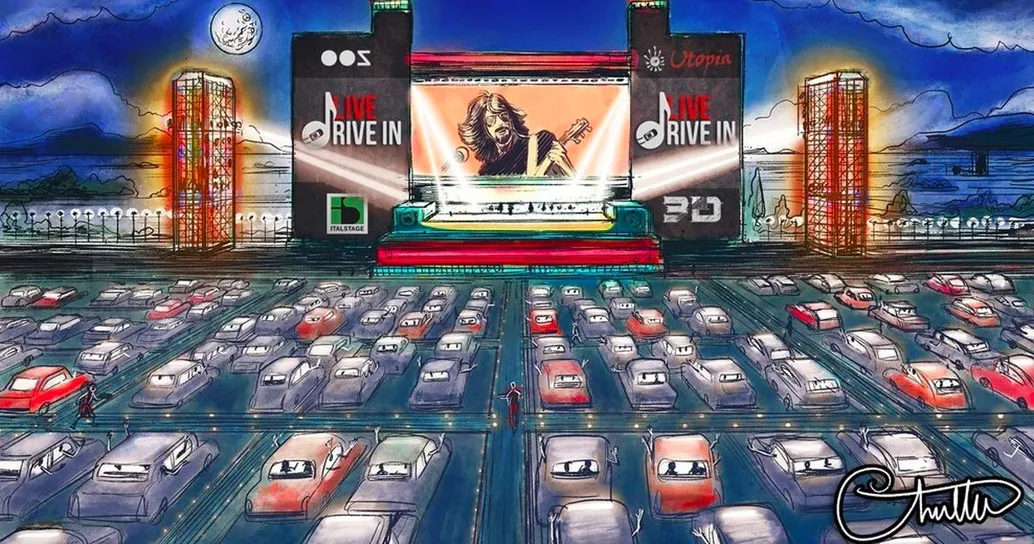 Il drive-in anche per i concerti: la nuova proposta per la musica dal vivo
