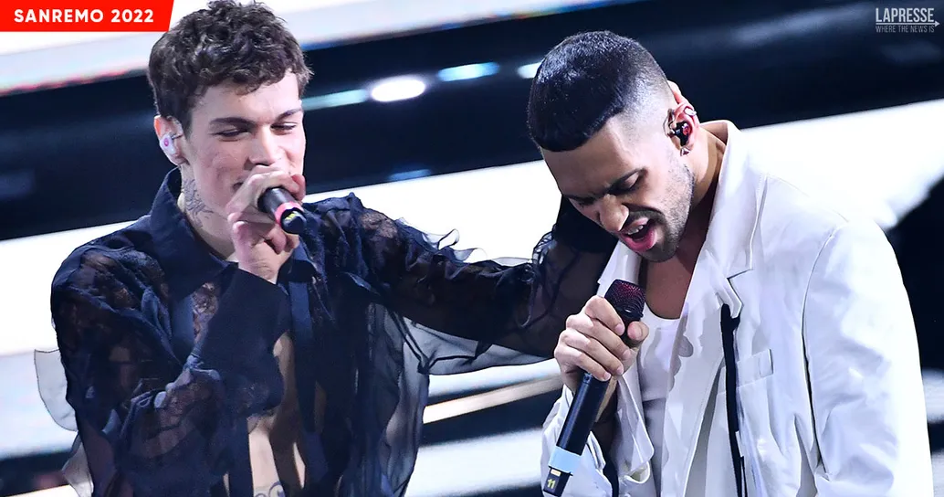 Classifica generale di Sanremo 2022: Mahmood e Blanco tornano in testa