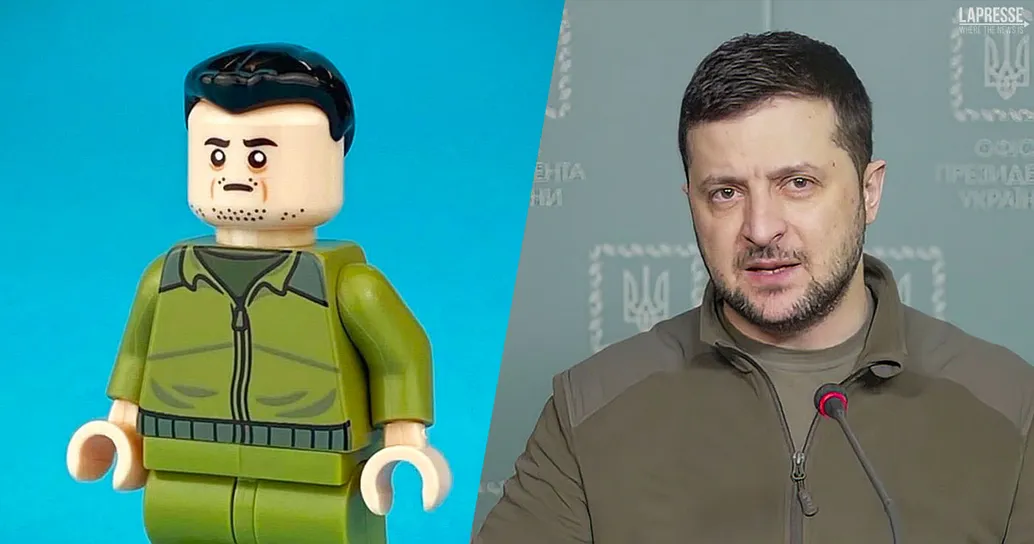 Mini-Zelensky in formato LEGO: raccolti 16mila dollari per l’Ucraina