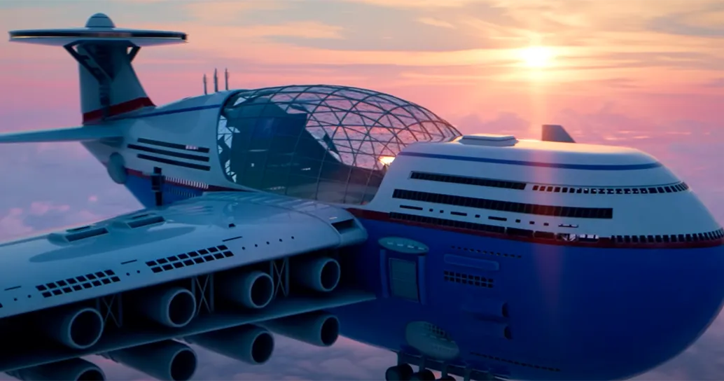 Viaggiare in alta quota per sempre: ecco Sky Cruise l’aereo città che non si ferma mai