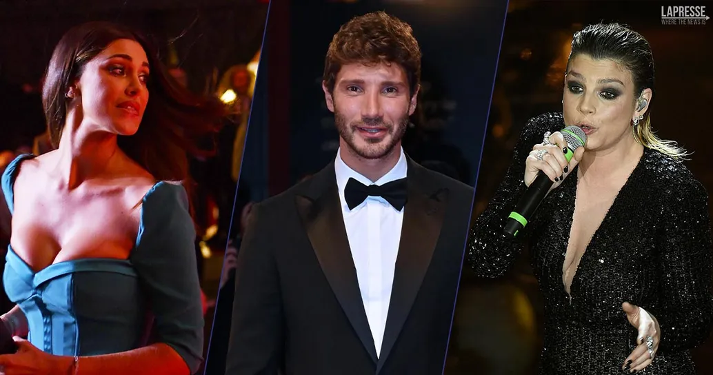 Emma, Belen e Stefano De Martino a pranzo insieme: la foto diventa virale