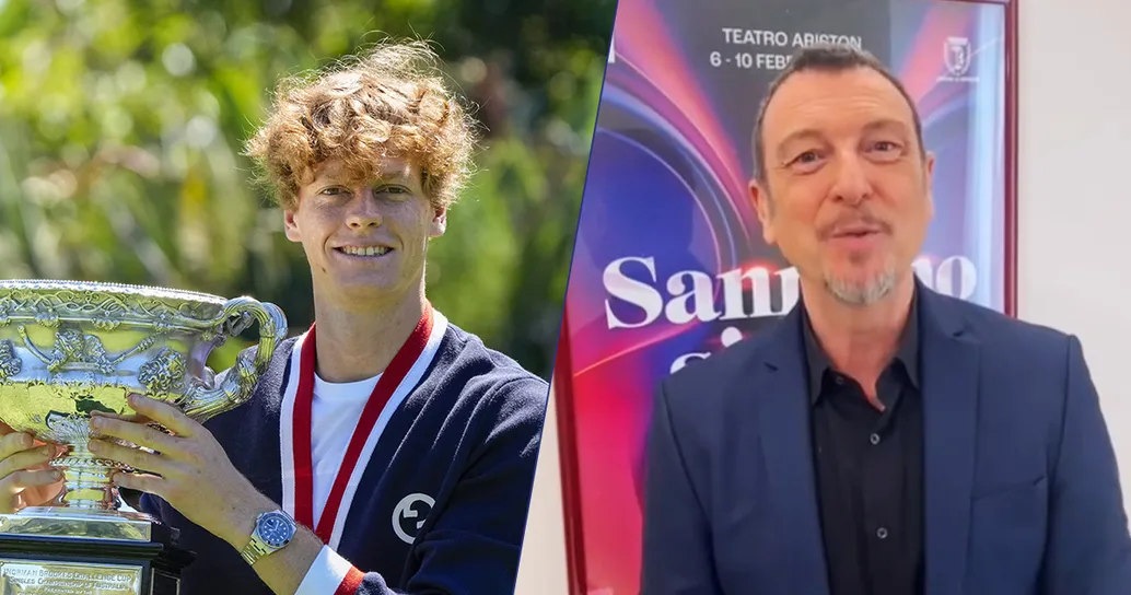 Jannik Sinner ospite a Sanremo? Amadeus ha mandato l’invito ufficiale