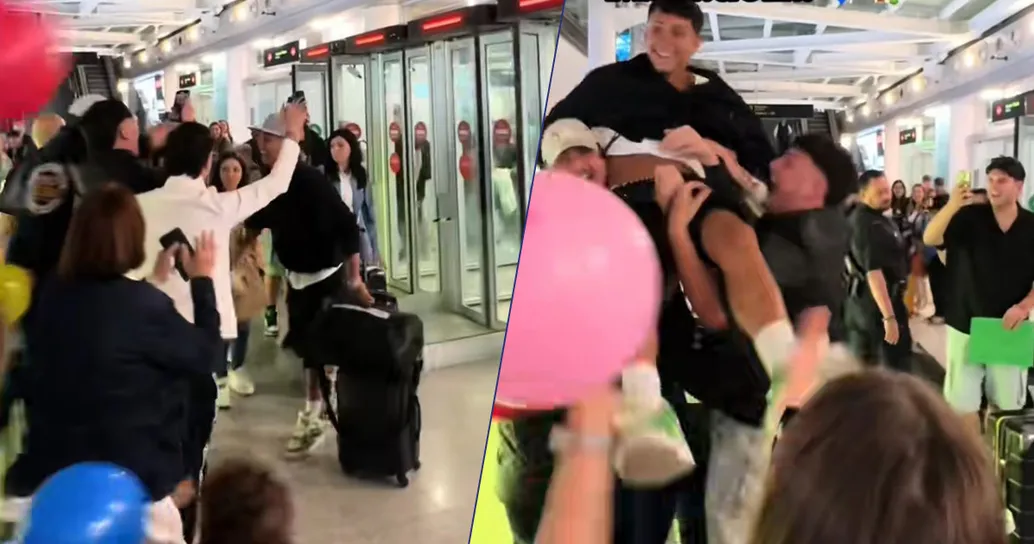 L’Isola dei Famosi, Nunzio Stancampiano rientra in Italia tra applausi e palloncini: “Non contano i traguardi”