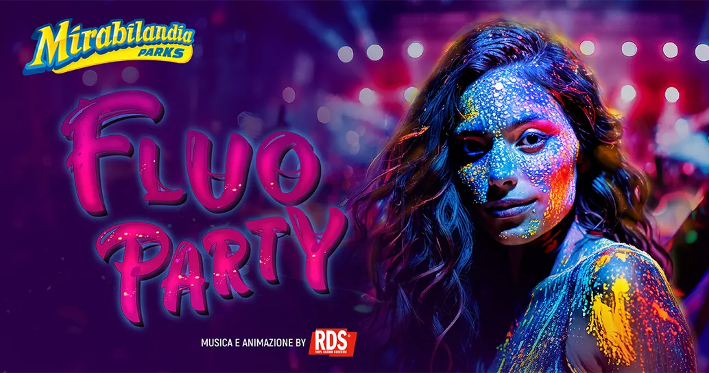 Sabato 30 agosto a Mirabilandia torna il Fluo Party