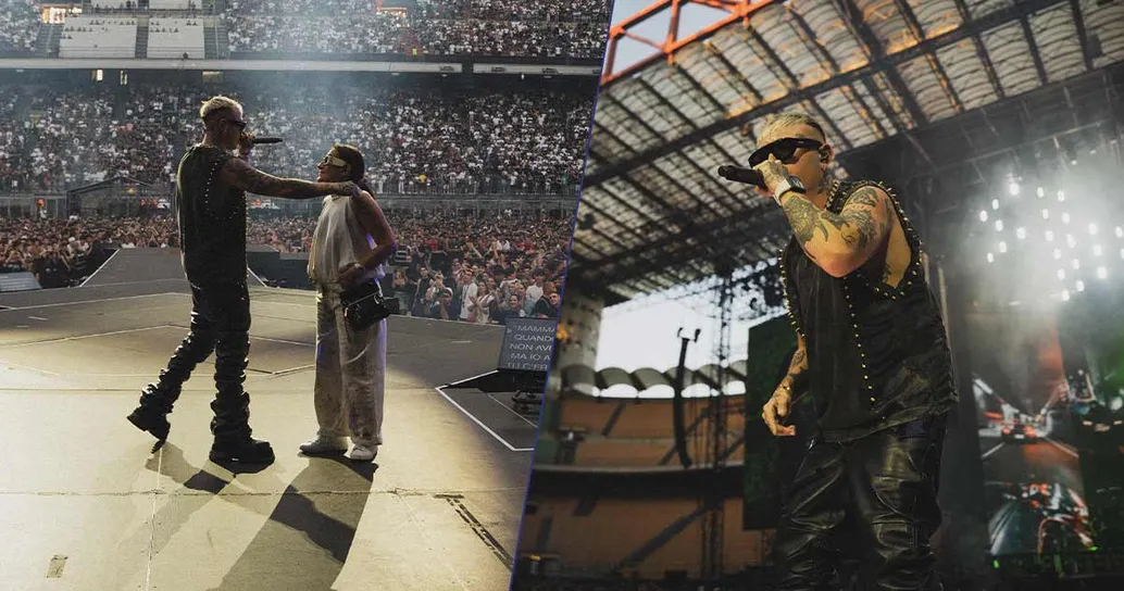 Lazza regala una Birkin alla mamma durante il suo primo concerto a San Siro: il video è emozionante