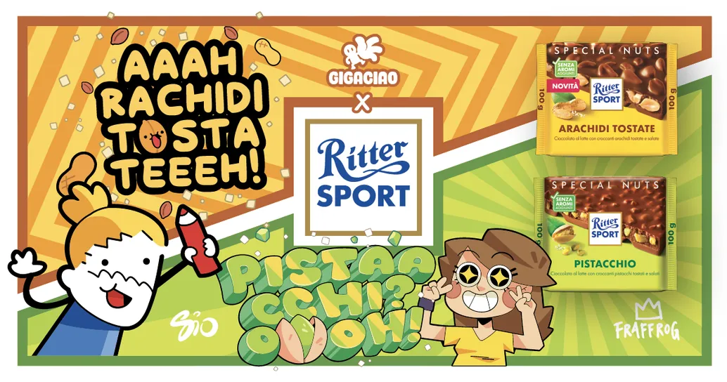 Lucca Comics & Games: Ritter Sport è pronto a deliziare il pubblico con due limited edition firmate Fraffrog e Sio