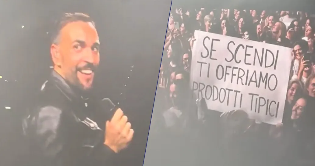 Marco Mengoni e “l’offerta che non si può rifiutare”: il video del concerto è esilarante