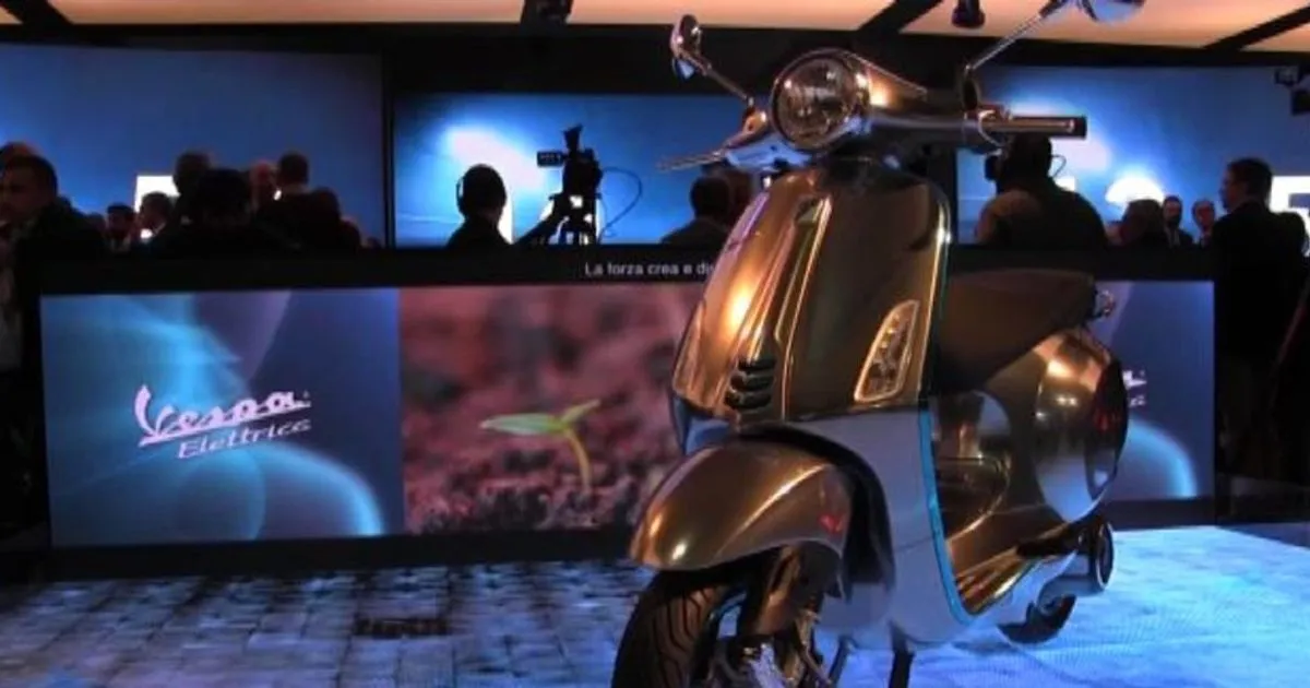 Piaggio presenta Vespa Elettrica vendite da seconda met 2017