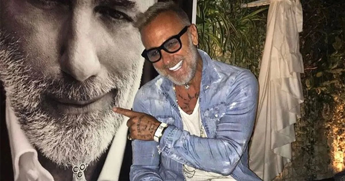 Gianluca Vacchi e l8217allenamento mascherato