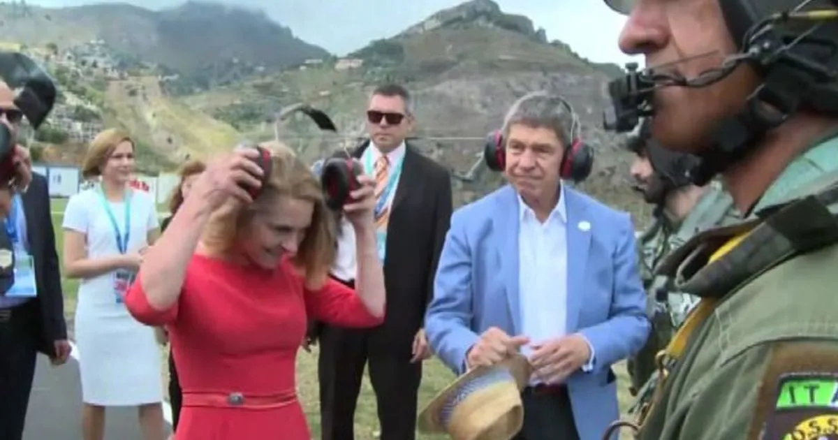 G7 a Taormina per le first lady giro in elicottero sulla Sicilia