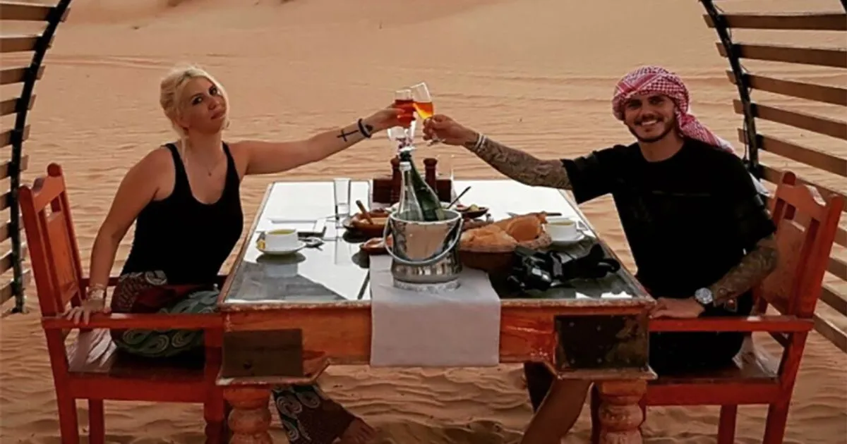 La famiglia Icardi in vacanza a Dubai in una villa da sogno