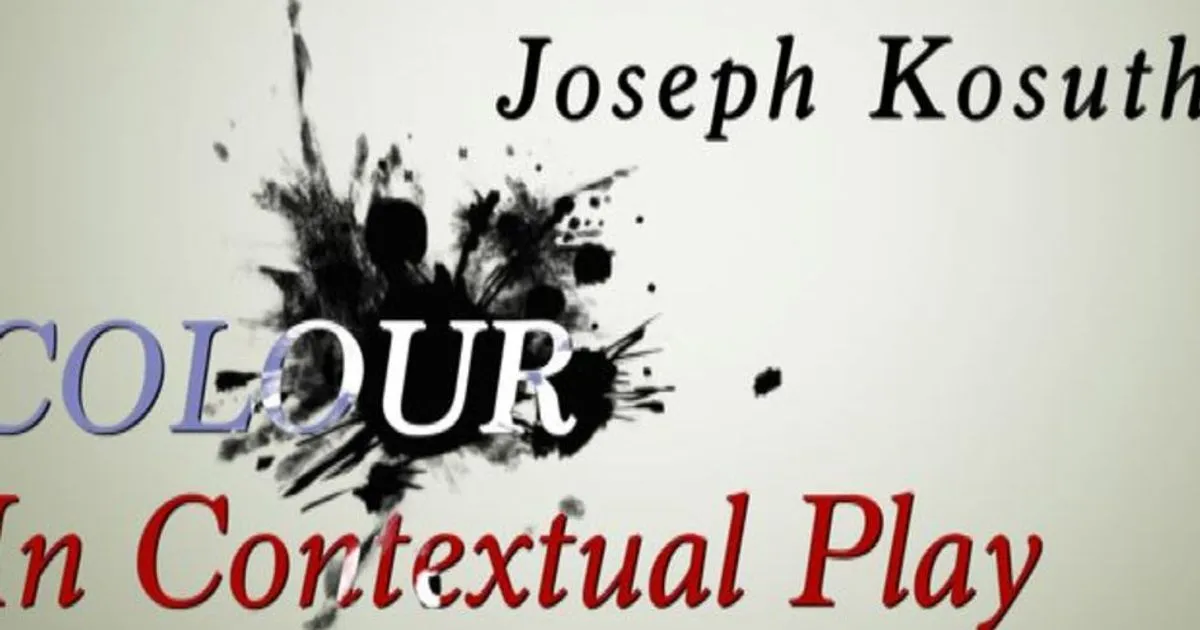 In mostra Joseph Kosuth il grande concettuale a Londra