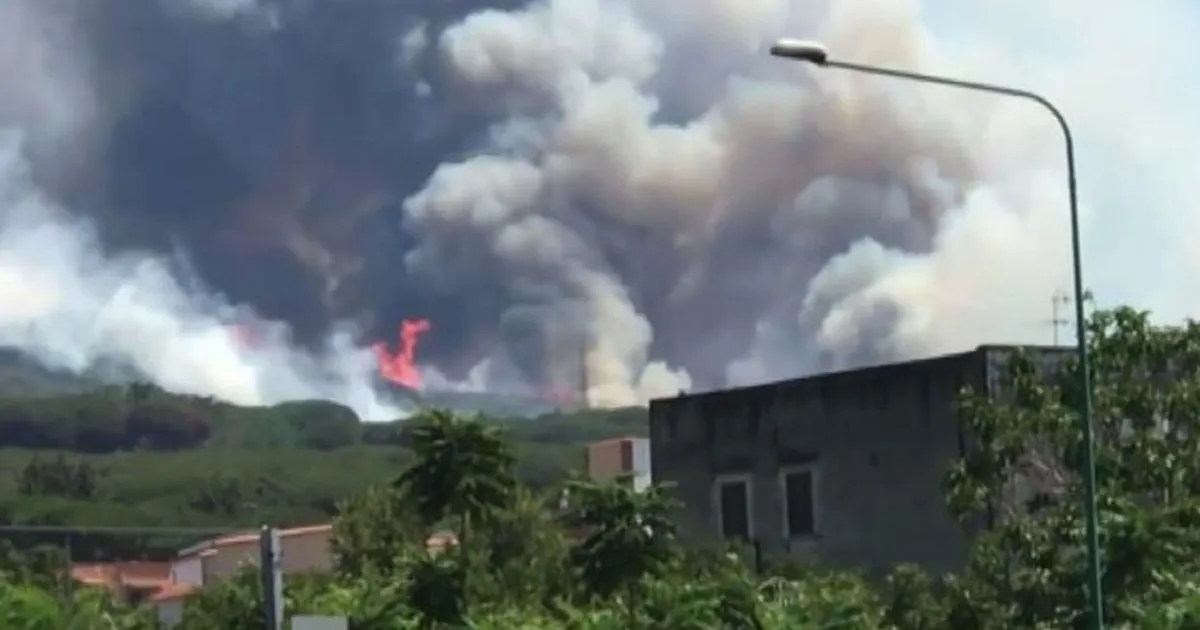 Emergenza incendi il Vesuvio in fiamme persi 70 ettari di terra