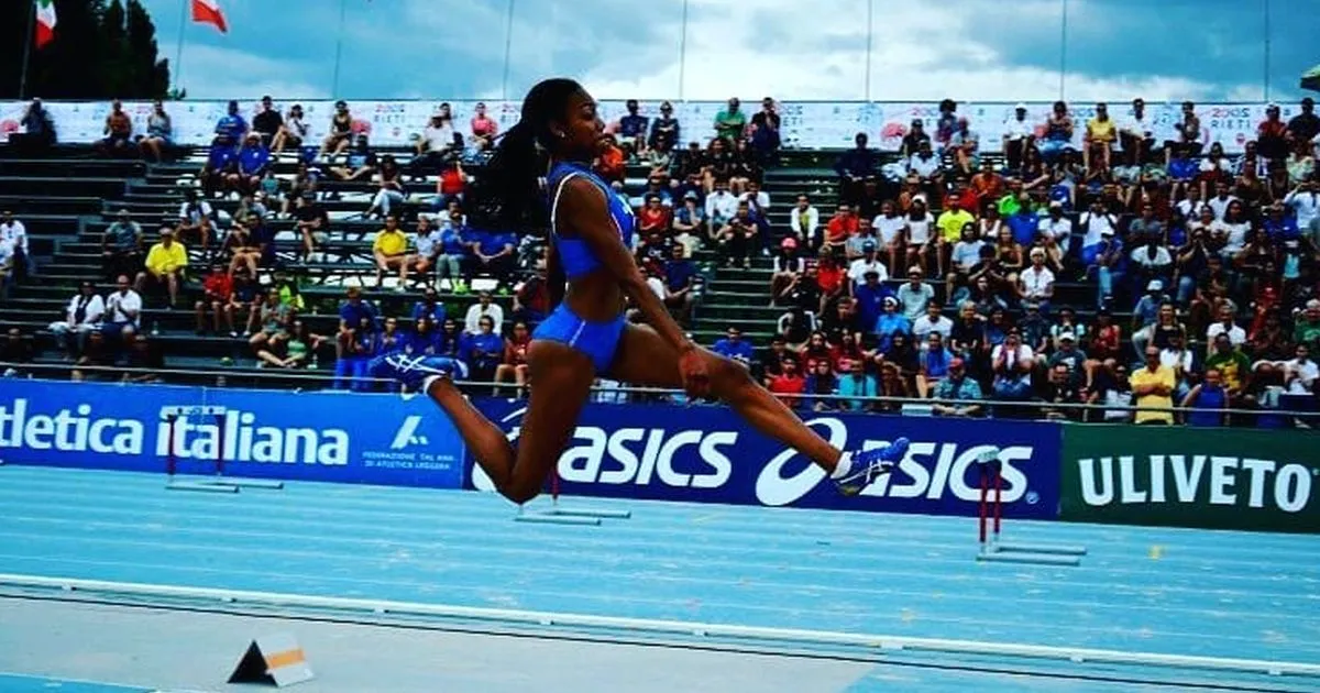 Fiona May l8217esultanza per il salto della figlia  uno spettacolo