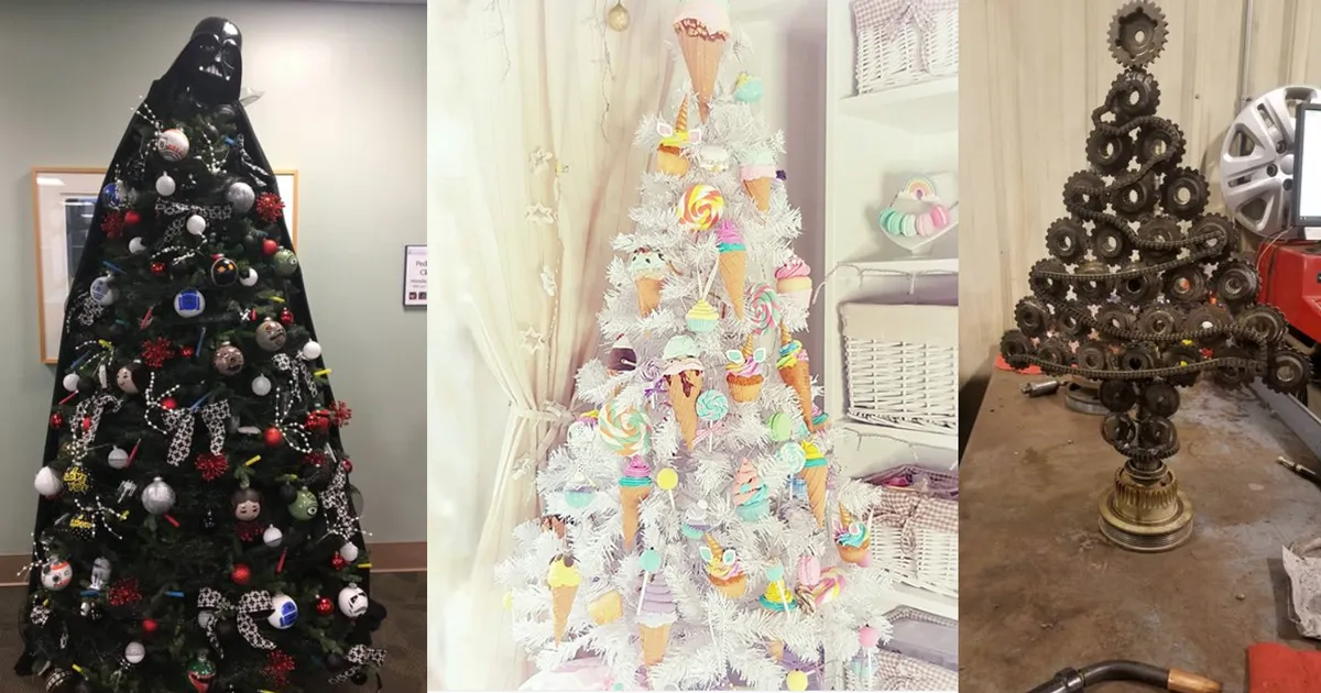 Natale creativo gli alberi e le decorazioni pi strane di sempre