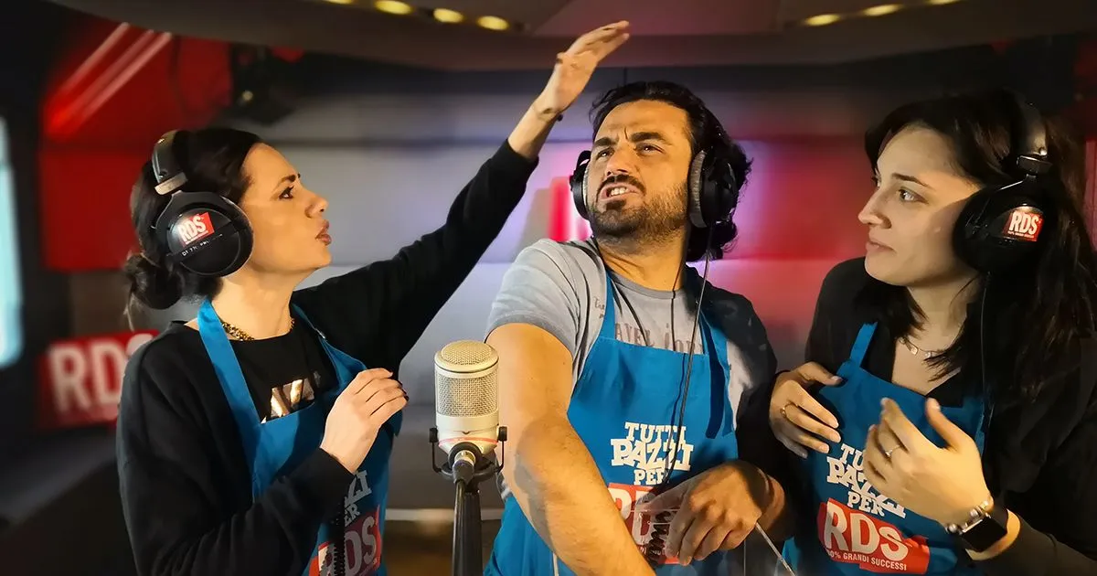 Tutti Pazzi per RDS a Omelette Russa per Rossella e Francesca doppio uovo