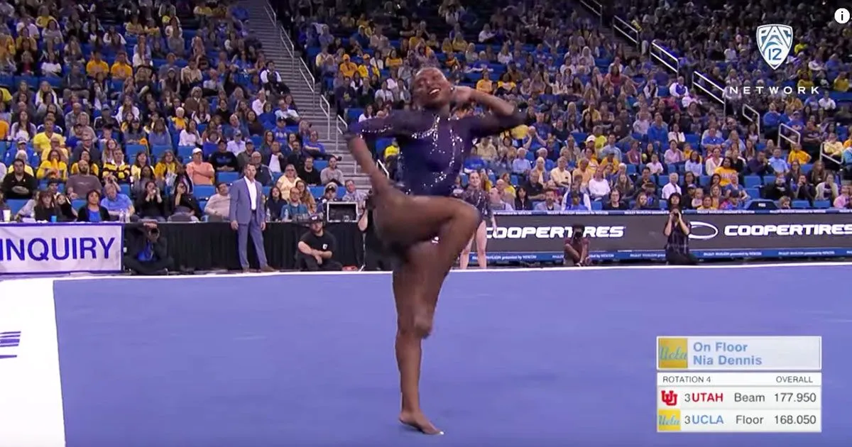 La ginnasta balla con Beyonc Nia Dennis stupisce tutti