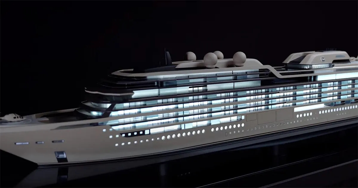 Ecco Njord la nave residenziale pi grande del mondo il video