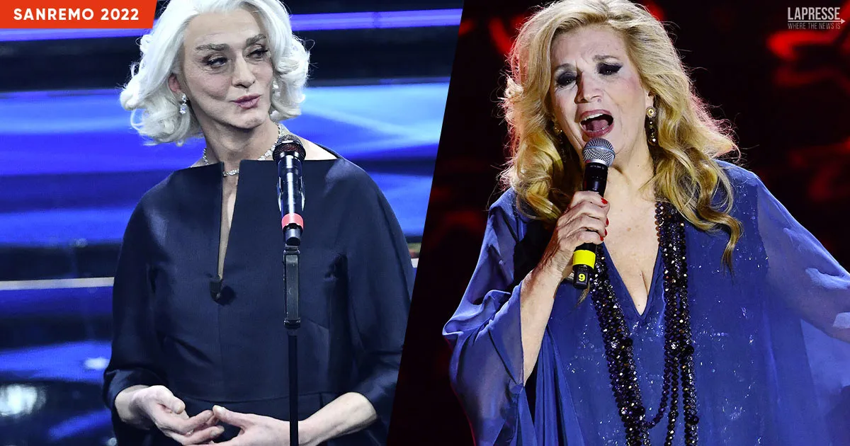 Sanremo 2022 la risposta di Drusilla Foer a Iva Zanicchi  epica
