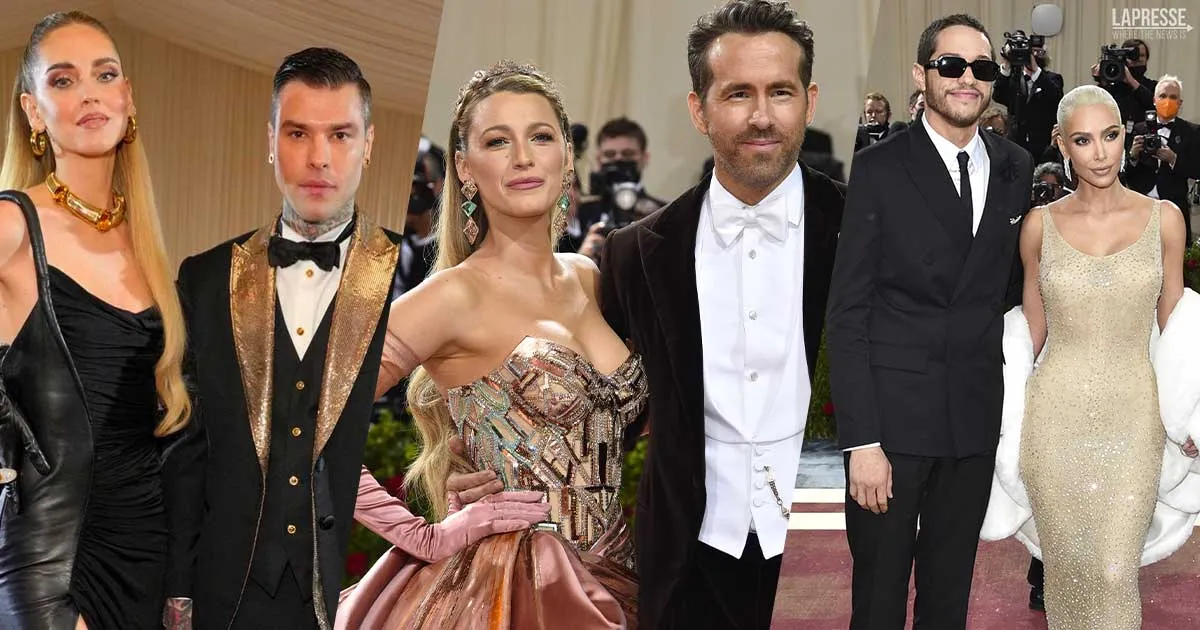 Met Gala 2022 Ferragnez Kim Kardashian e Blake Lively tutti i look sul red carpet