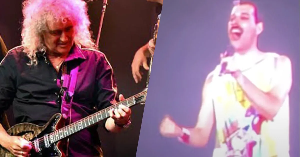 Brian May si commuove suonando insieme allologramma di Freddie Mercury