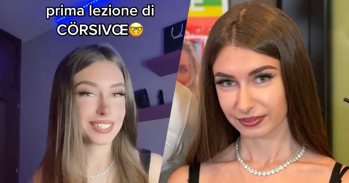 Parlare in corsivo spopola su TikTok ora Elisa Esposito fa ospitate nei locali