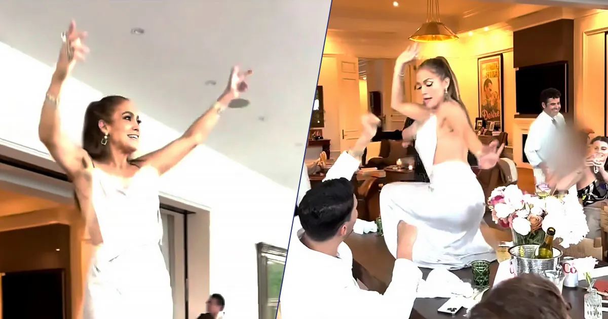 Jennifer Lopez balla scatenata su un tavolo il giorno del suo compleanno il video