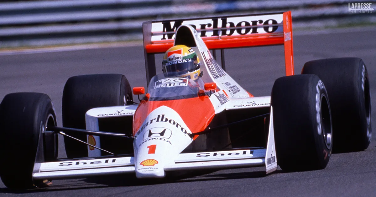 Ayrton Senna svelata la sua McLaren MP4 Lego