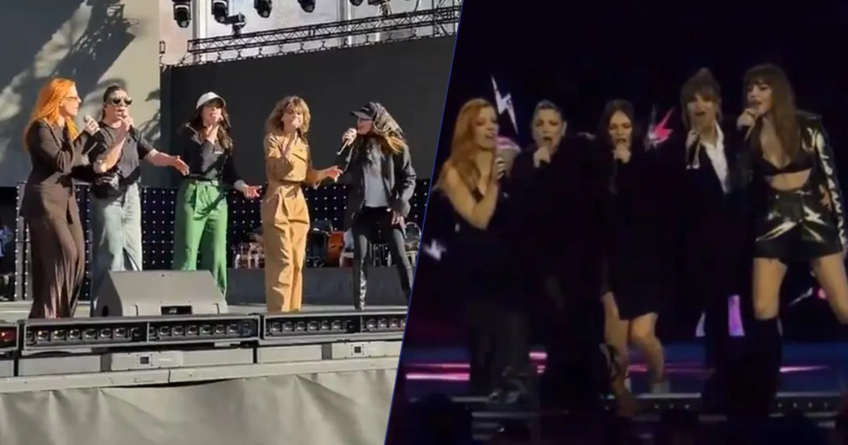 Annalisa Alessandra Amoroso Emma Noemi e Francesca Michielin da brividi cantano assieme Nessun dolore di Battisti