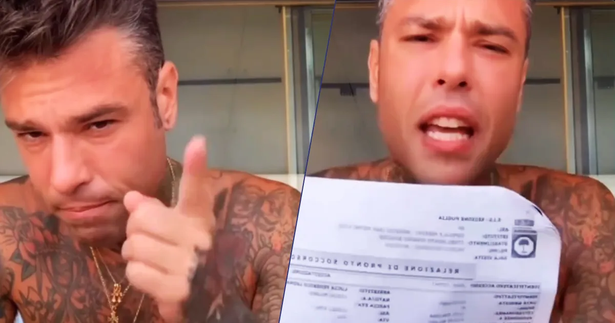 Fedez sbotta contro i giornalisti che lo accusano di aver finto il ricovero il video dove mostra i referti