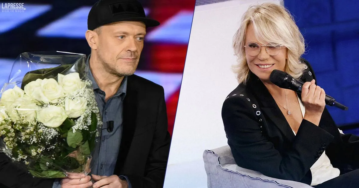 Max Pezzali svela un aneddoto su Maria De Filippi Le portavo i fiori