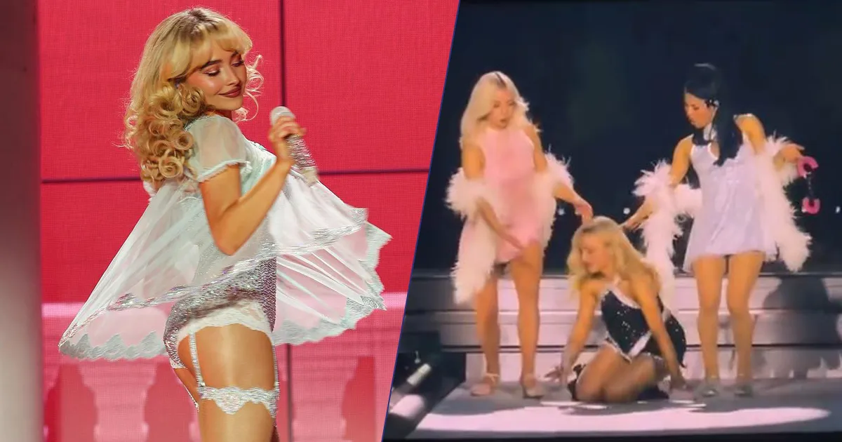 La gonna cade e lei ci inciampa sopra incidente per Sabrina Carpenter in una tappa del tour