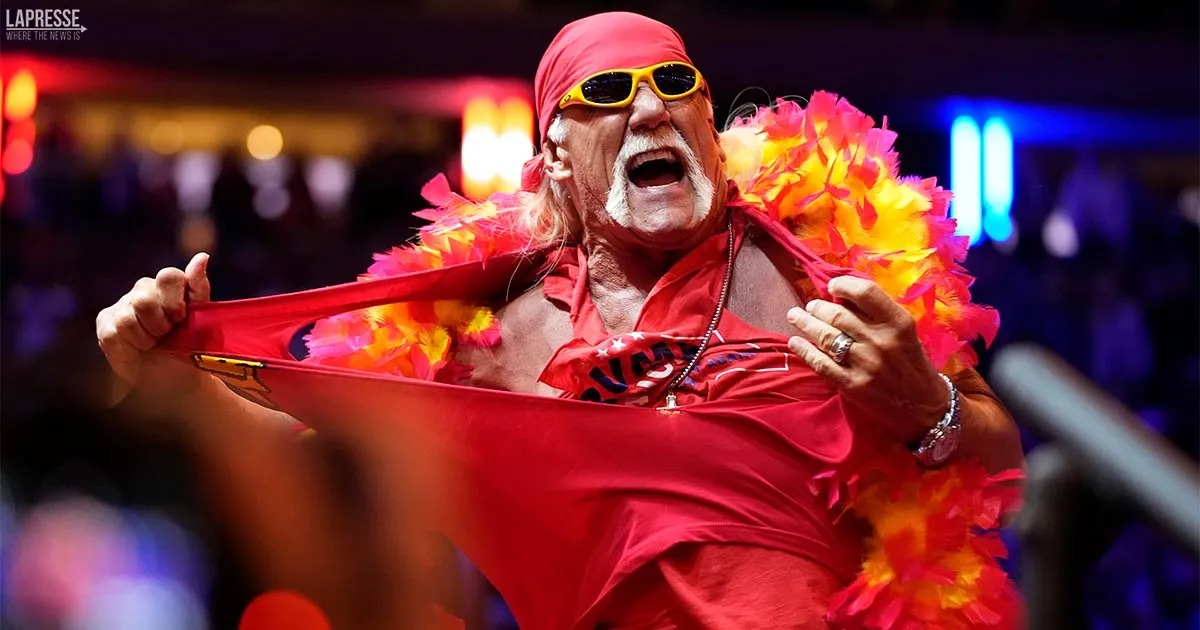 Hulk Hogan leggenda del wrestling e non solo cantante attore e icona dello show business