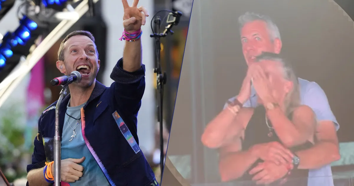Al concerto dei Coldplay la kiss cam tradisce due amanti la verit dietro al video virale e la reazione di Chris Martin