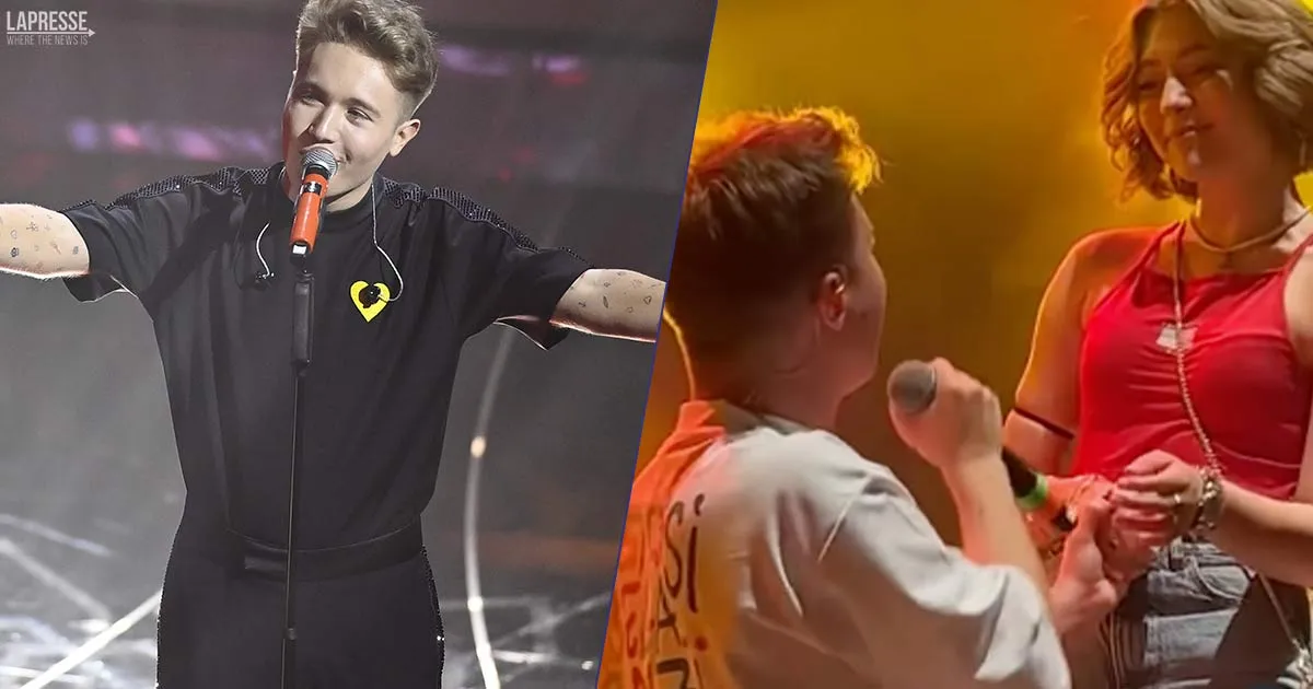 Alfa e il momento imbarazzante insieme a una fan sul palco ecco cosa  successo