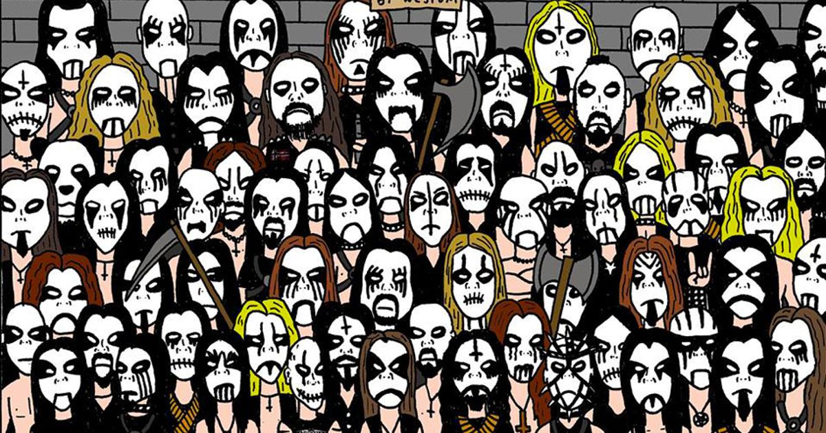 Rompicapo: un panda si è nascosto dentro una folla di fan (heavy metal!)