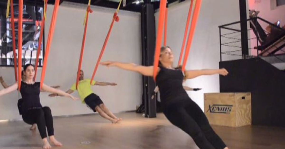 Fitness Madonna porta a Roma il nuovo 8220yoga in sospensione8221