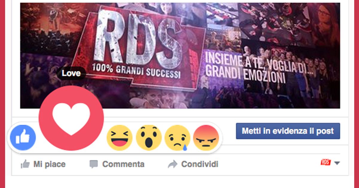 Novità social: Facebook introduce le Reactions!
